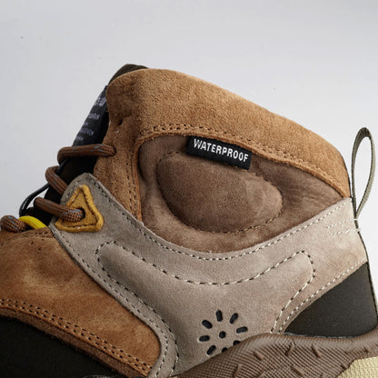 Barbour×Flower MOUNTAIN BACK COUNTRY Hi Uni Trainers  FM66H-1-018 BROWN/BEIGE