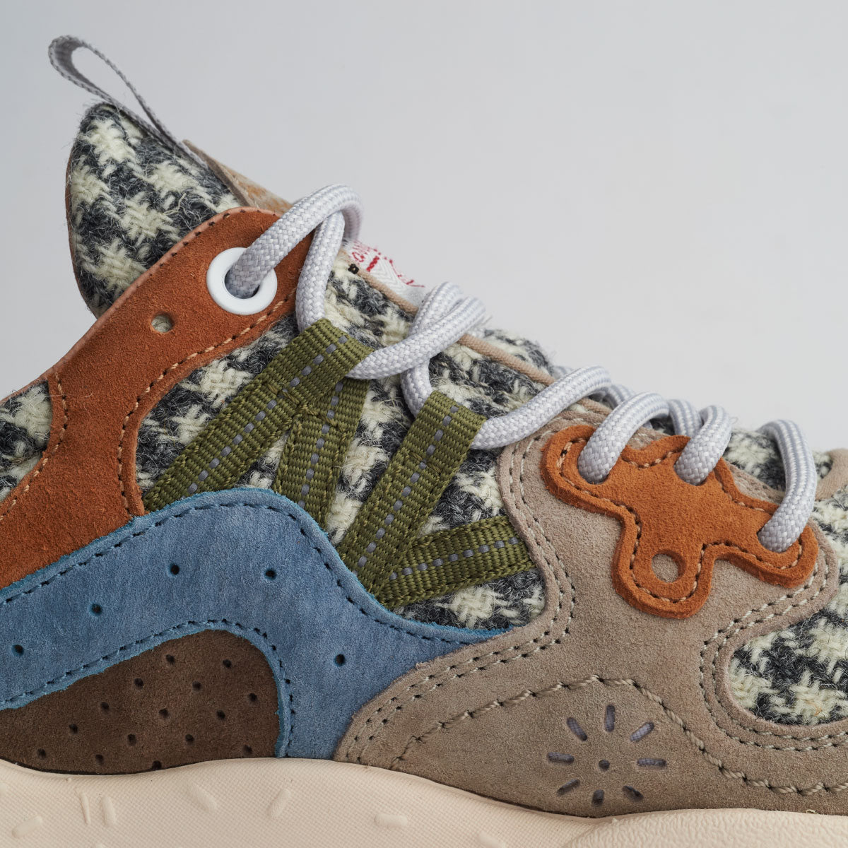 YAMANO3 Grey&white houndstooth FM63750