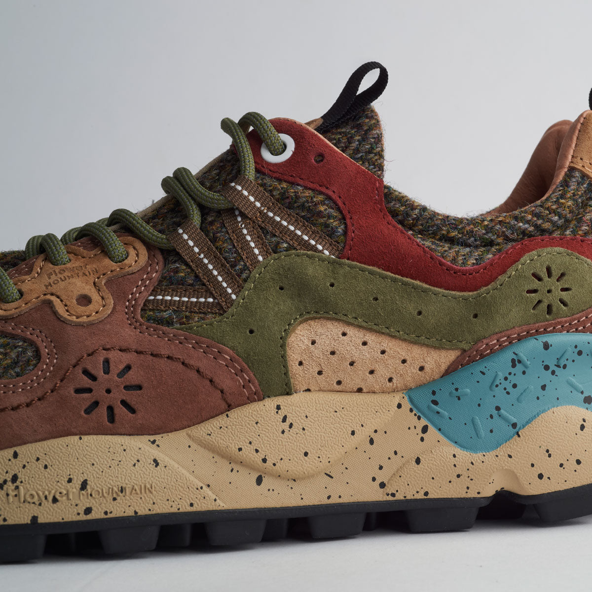 YAMANO3 Green&brown herringbone FM63737