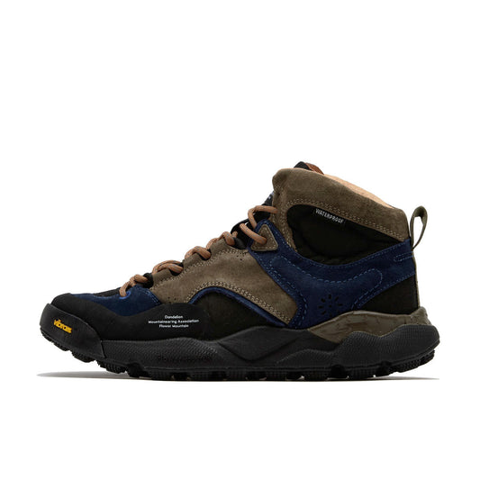 Barbour×Flower MOUNTAIN BACK COUNTRY Hi Uni Trainers FM66H-1-017 NAVY/OLIVE