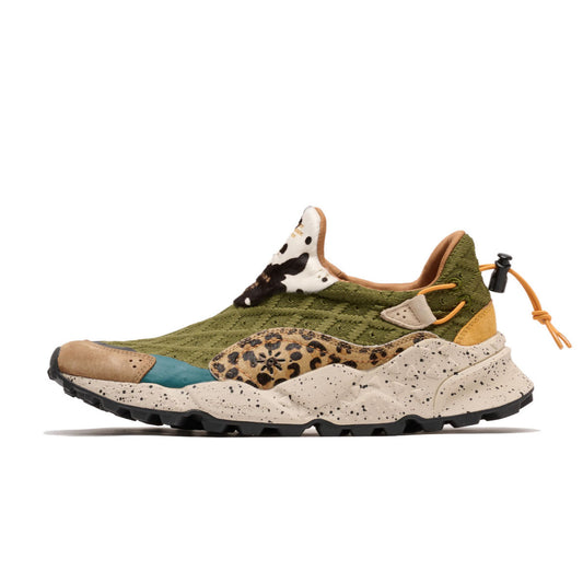 HONEY COMB Khaki/Leopard FM31082