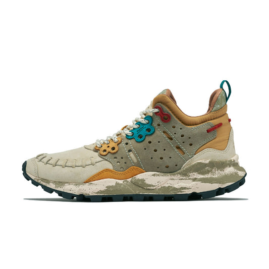 MUSTARD WALNUT Yellow/Teal/Rust FM02-3-03