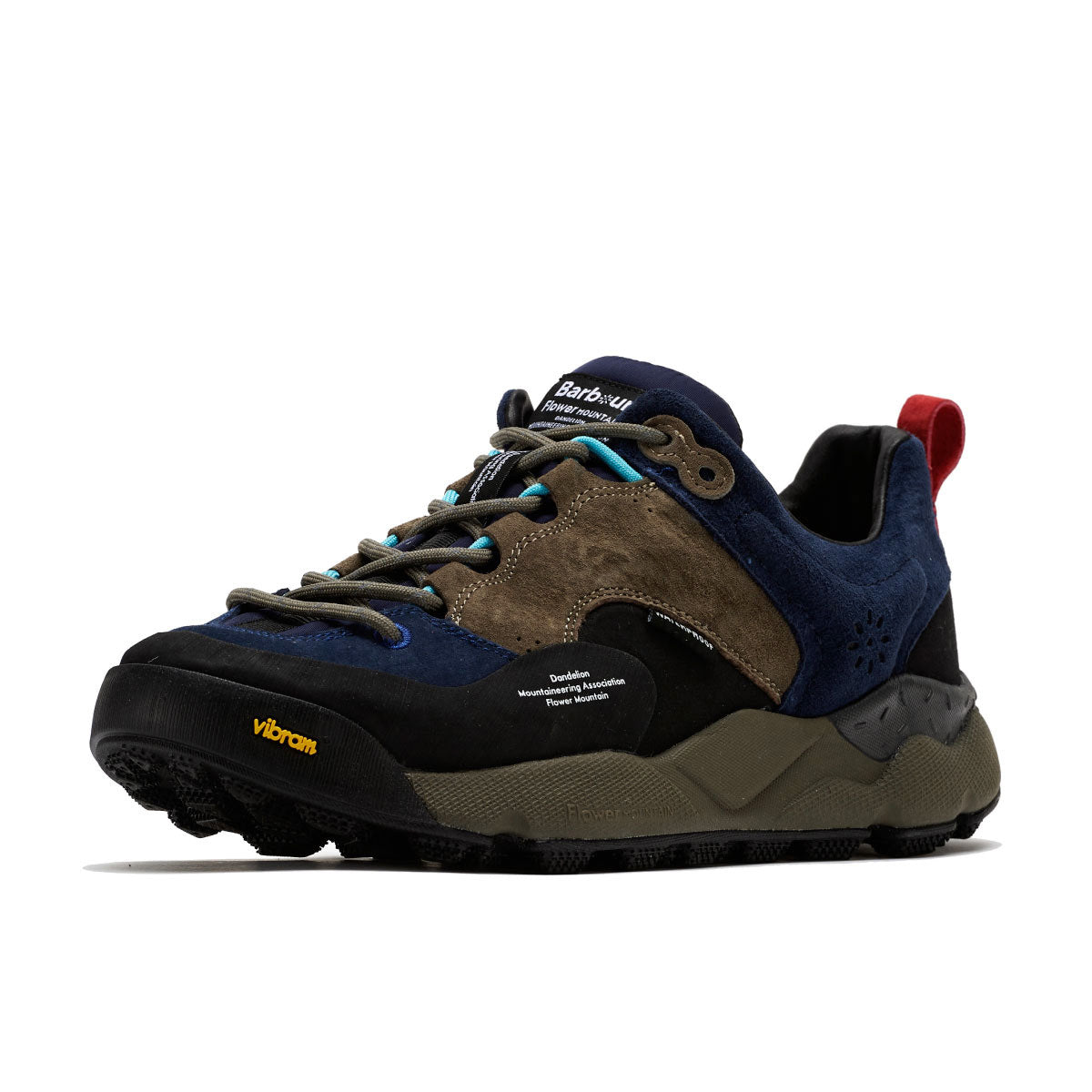 Barbour×Flower MOUNTAIN BACK COUNTRY Uni Trainers FM66-1-035 NAVY/OLIVE