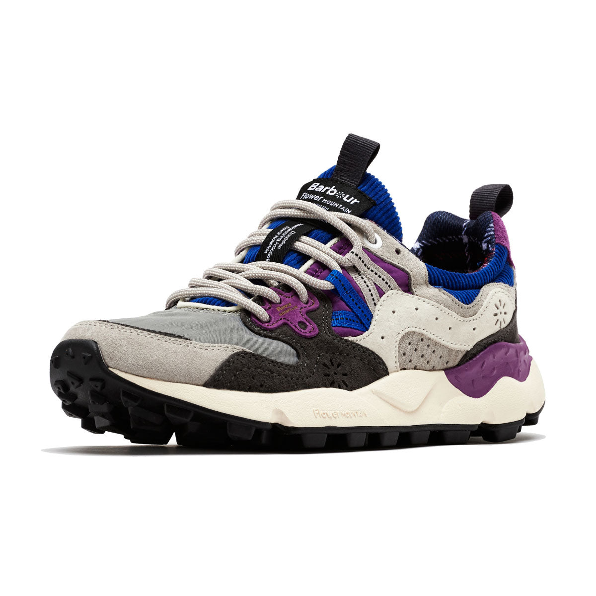 Barbour×Flower MOUNTAIN YAMANO3 Uni Trainers PURPLE/GREY FM63531