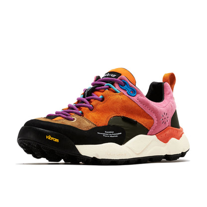 Barbour×Flower MOUNTAIN BACK COUNTRY Uni Trainers FM66-1-032 PINK/KAKI