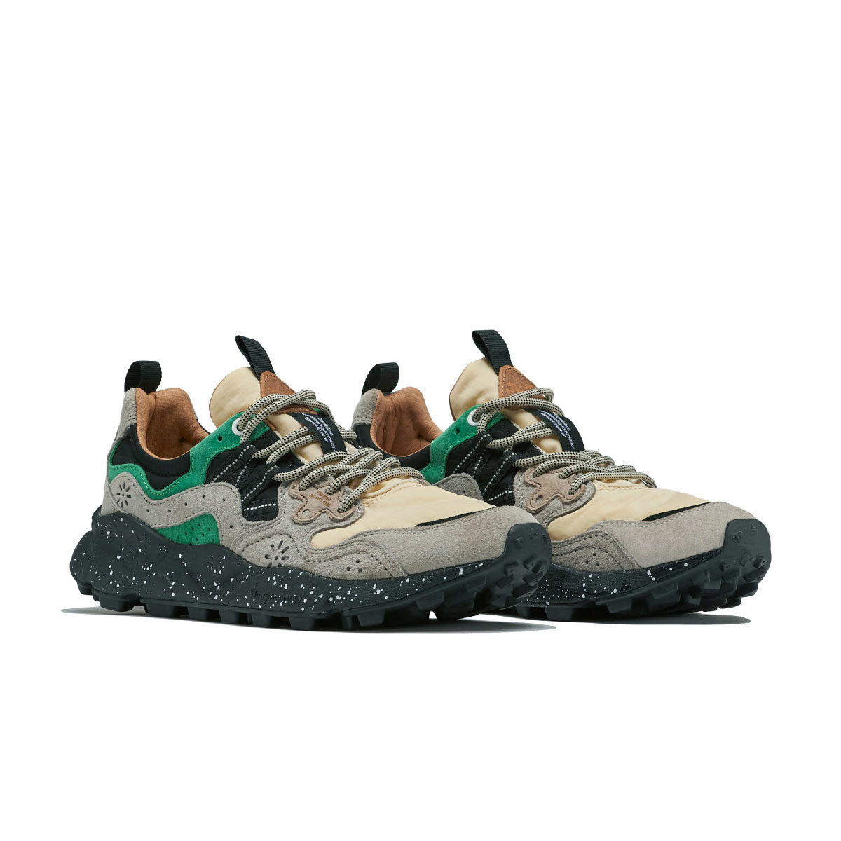 YAMANO3 Beige/Green FM63093 – Flower MOUNTAIN