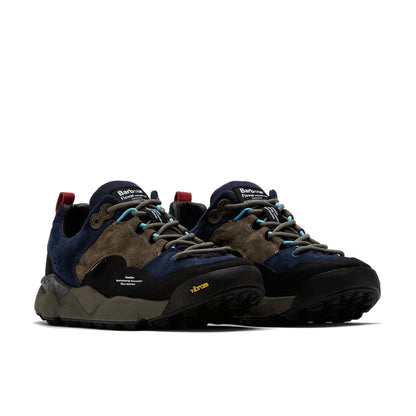 Barbour×Flower MOUNTAIN BACK COUNTRY Uni Trainers FM66-1-035 NAVY/OLIVE