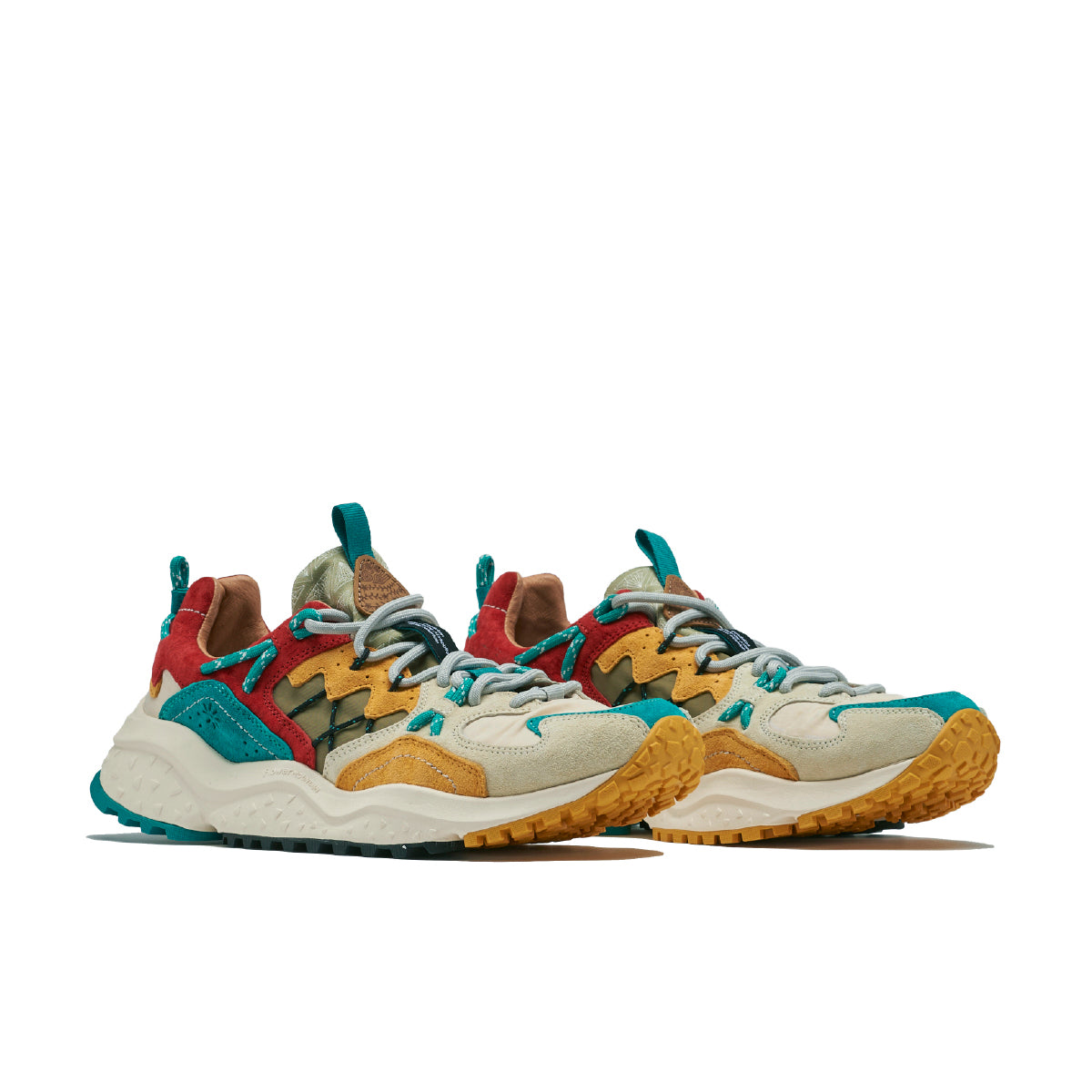 YAMABUSHI Yellow/Teal/Rust FM125027 – Flower MOUNTAIN