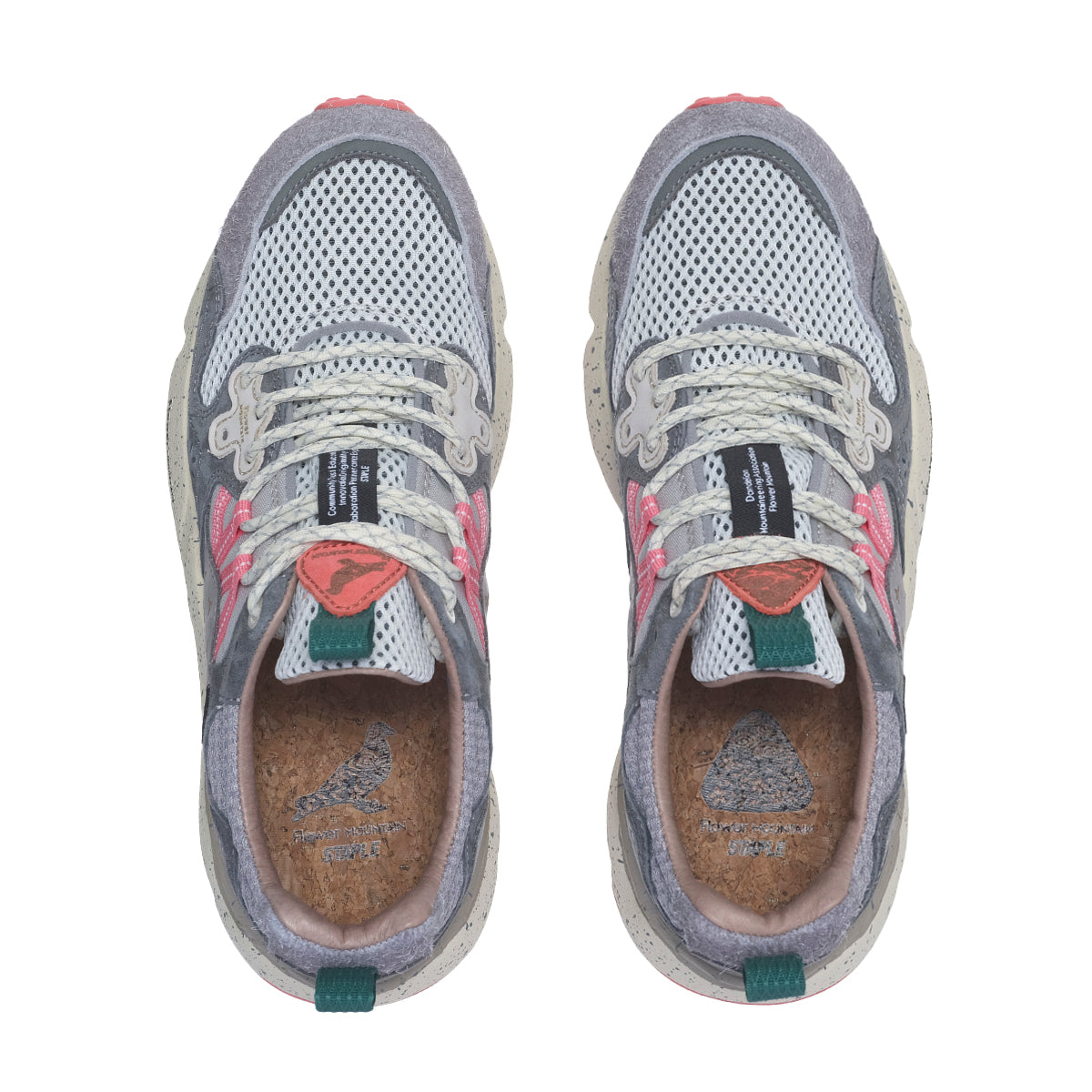 YAMANO3 STAPLE×Flower MOUNTAIN Gray/Pink  FM63916