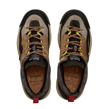 Barbour×Flower MOUNTAIN BACK COUNTRY Uni Trainers  FM66-1-036 BROWN/BEIGE