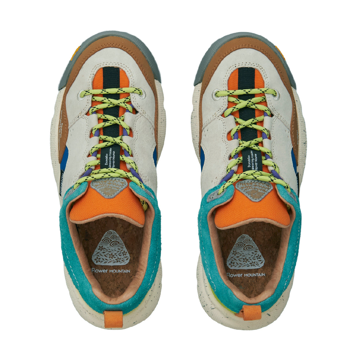 BACK COUNTRY Ivory/Brown/Teal FM66-1-067 – Flower MOUNTAIN