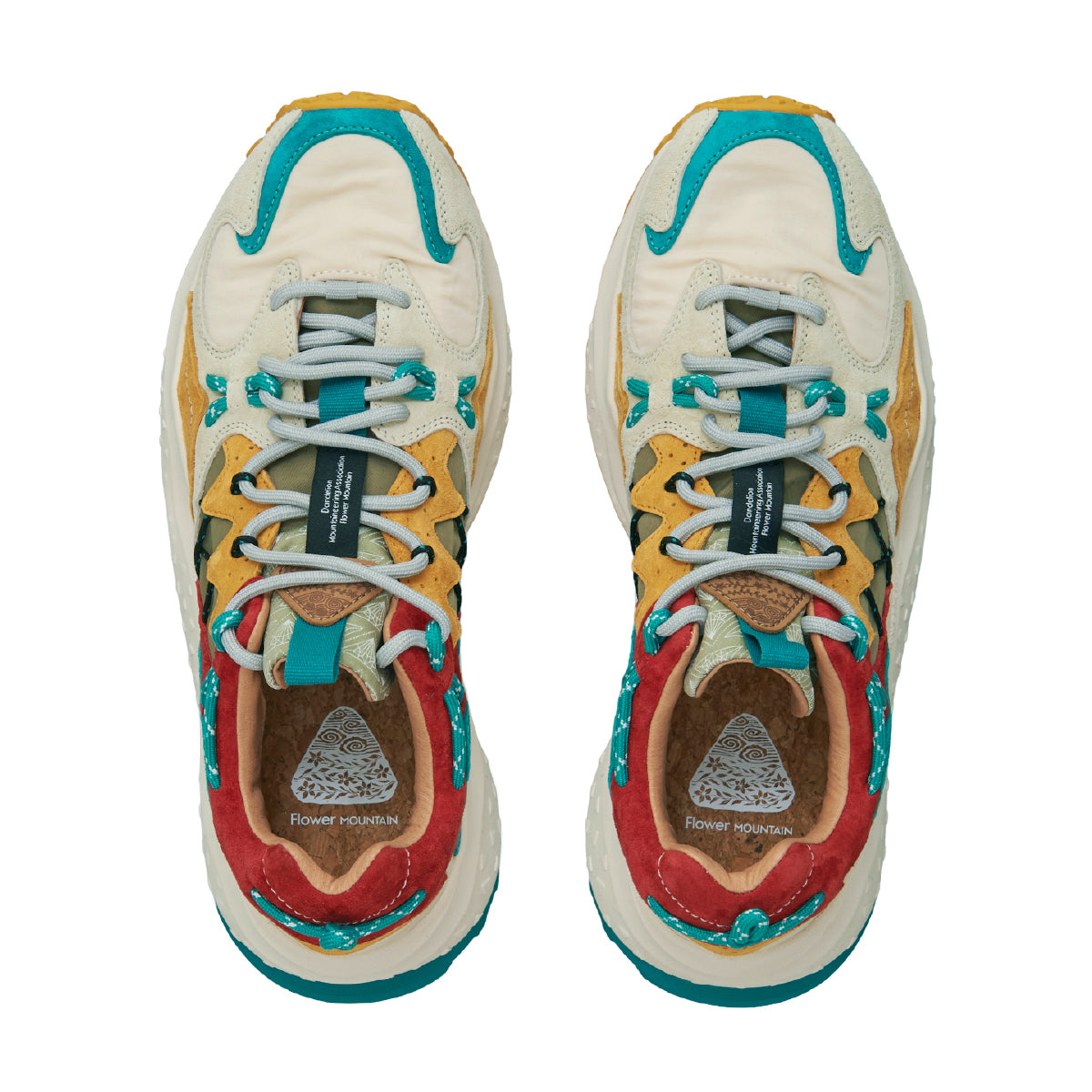YAMABUSHI Yellow/Teal/Rust FM125027 – Flower MOUNTAIN