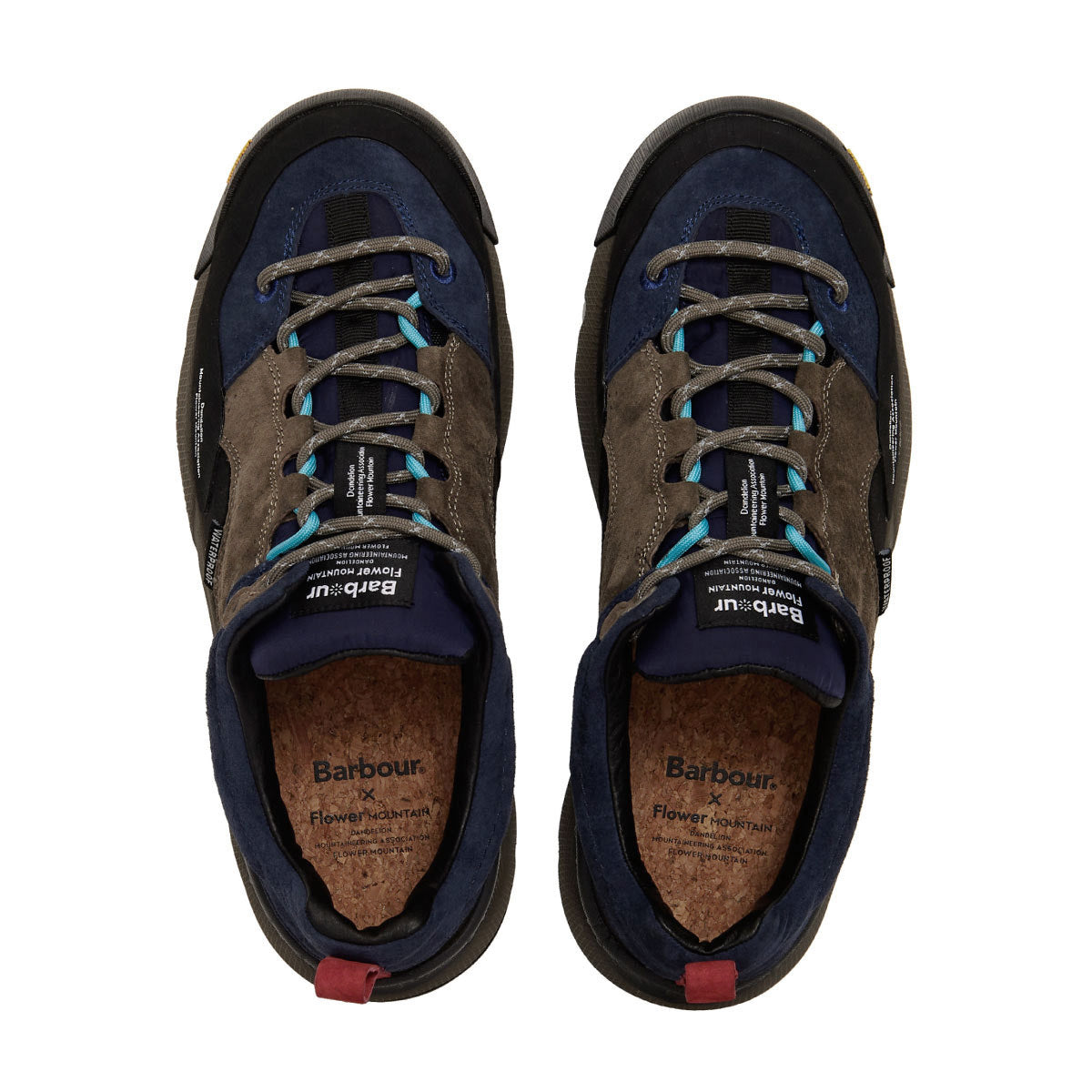 Barbour×Flower MOUNTAIN BACK COUNTRY Uni Trainers FM66-1-035 NAVY/OLIVE