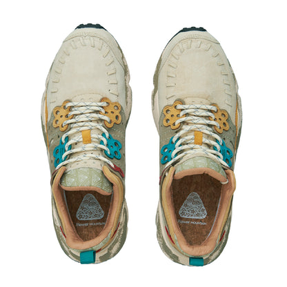 MUSTARD WALNUT Yellow/Teal/Rust FM02-3-03