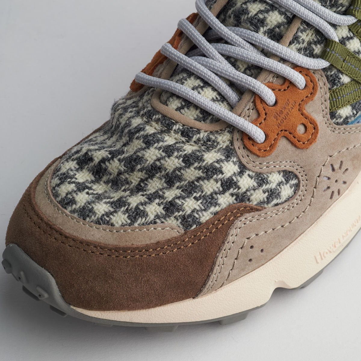 YAMANO3 Grey&white houndstooth FM63750