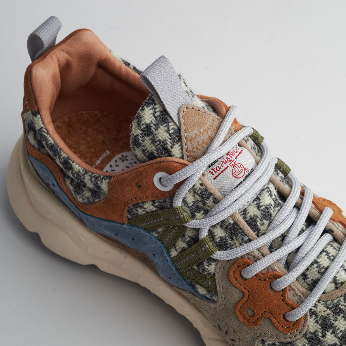 YAMANO3 Grey&white houndstooth FM63750 – Flower MOUNTAIN