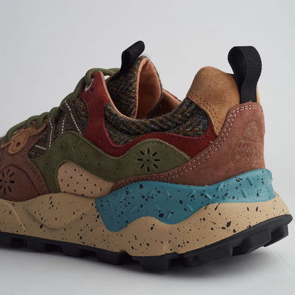YAMANO3 Green&brown herringbone FM63737