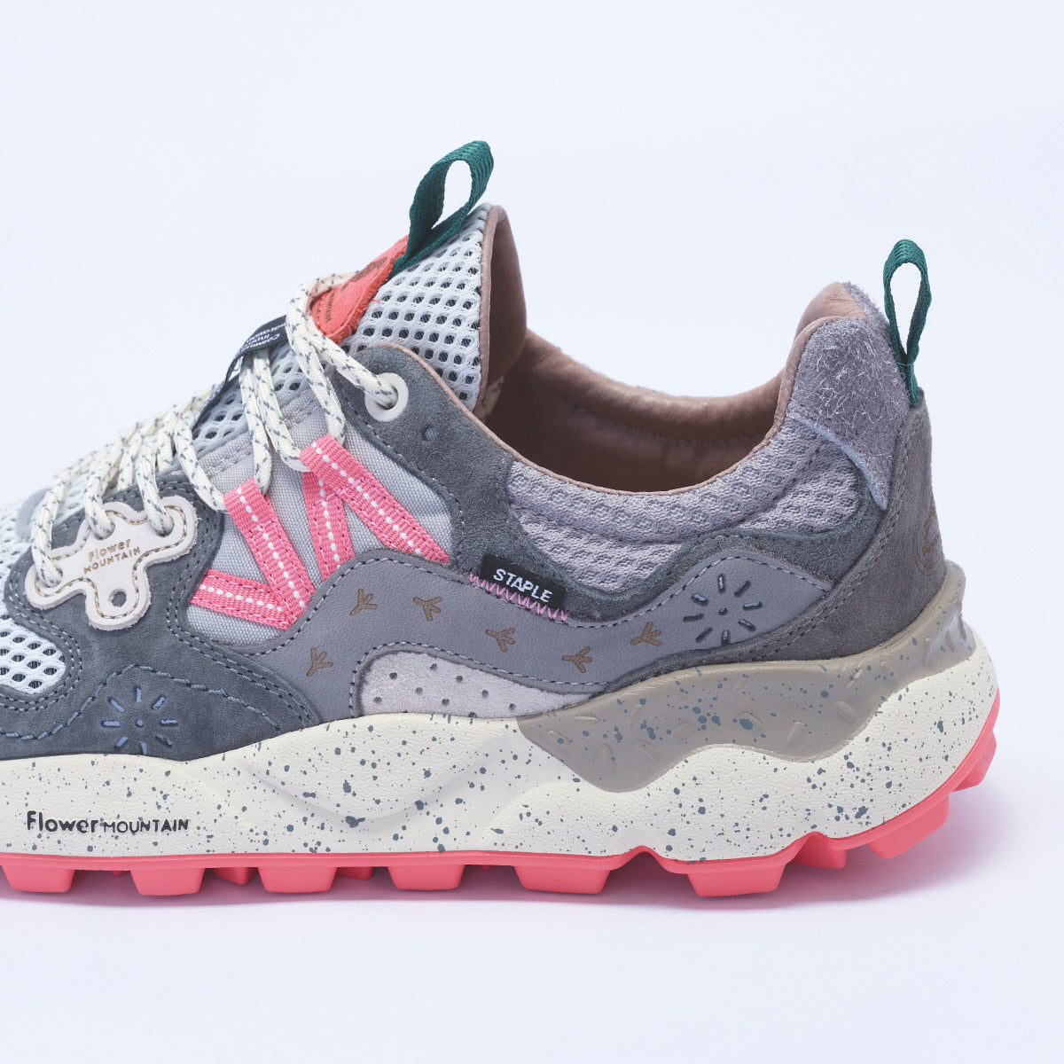 YAMANO3 STAPLE×Flower MOUNTAIN Gray/Pink  FM63916