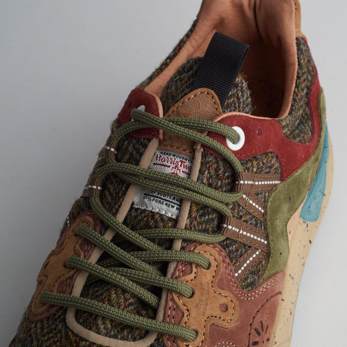 YAMANO3 Green&brown herringbone FM63737