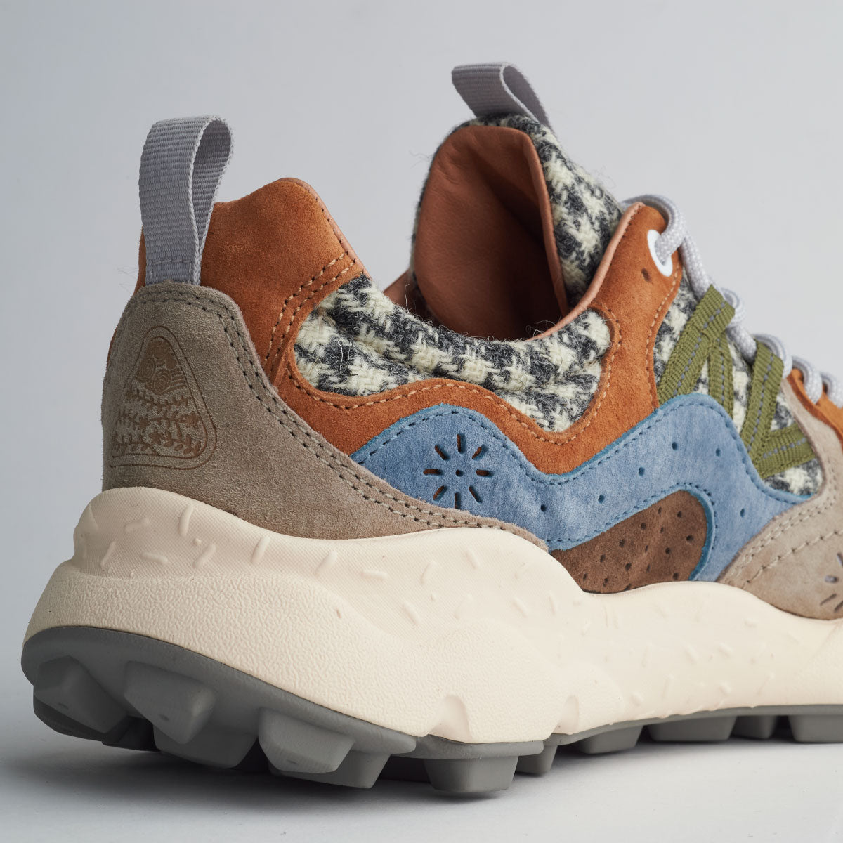 YAMANO3 Grey&white houndstooth FM63750 – Flower MOUNTAIN